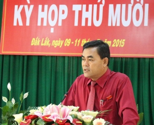 Đắk Lắk có tân Chủ tịch HĐND tỉnh - 1 Ông Y Biêr Niê được bầu làm Chủ tịch HĐND tỉnh Đắk Lắk