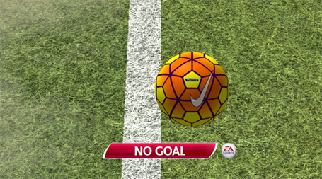 Công nghệ Goal-line từ chối bàn thắng của Chelsea - 1 Công nghệ goal-line xác định trái bóng chưa lăn 100% qua vạch vôi