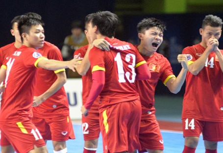 Futsal Việt Nam nhảy vọt trên bảng xếp hạng FIFA - 1 Việt Nam tăng 8 bậc trên BXH futsal
