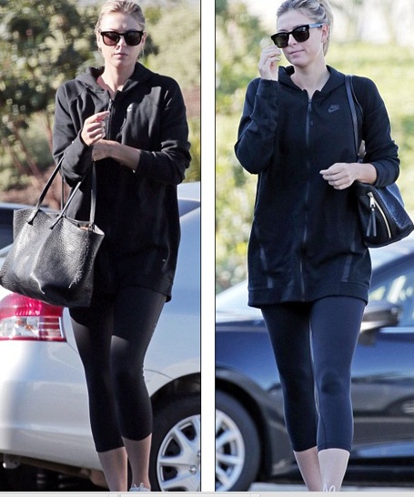 “Búp bê” Sharapova rực rỡ dạo phố trước “bão tố” - 2