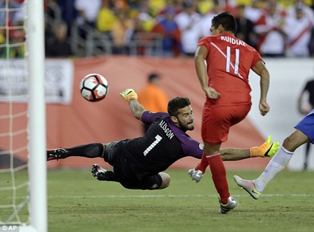 Brazil bị loại khỏi Copa America bởi bàn thắng… bằng tay - 2 Bàn thắng được ghi bàn tay của cầu thủ Peru