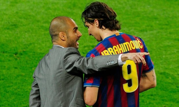 Guardiola và Ibrahimovic khẩu chiến dữ dội trước derby Manchester - 1 Guardiola và Ibrahimovic “thổi bùng lửa chiến” ở derby Manchester