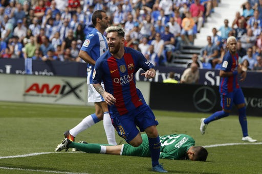 Messi xô đổ kỷ lục của Raul - 1 Messi ghi bàn ở 34 SVĐ khác nhau