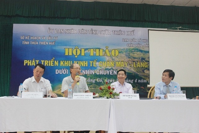 Hội thảo do sự chủ trì của Sở Kế hoạch và Đầu tư tỉnh Thừa Thiên Huế cùng các chuyên gia kinh tế giàu kinh nghiệm