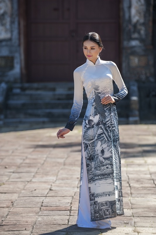 Về miền Hương Ngự xem áo dài Huế dịu dàng - 2 Về miền Hương Ngự xem áo dài Huế dịu dàng - 2