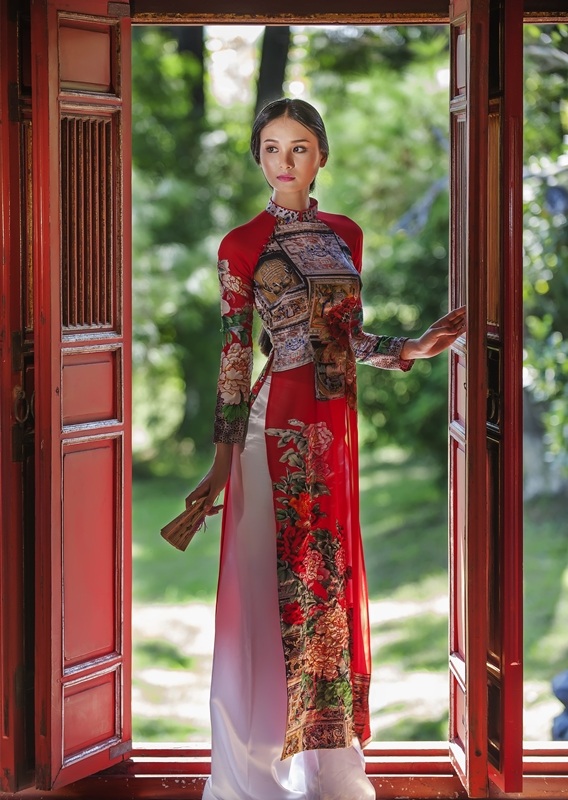 Về miền Hương Ngự xem áo dài Huế dịu dàng - 8 Về miền Hương Ngự xem áo dài Huế dịu dàng - 8