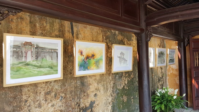 Huế trong mắt các họa sĩ màu nước Quốc tế - 2 Huế trong mắt các họa sĩ màu nước Quốc tế - 2