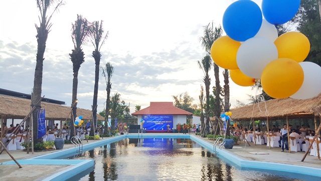 Khai trương thử nghiệm khu nghỉ dưỡng biển Bavico Beach Village Resort Thuận An - 1 Khu nghỉ dưỡng sinh thái biển Bavico Beach Village Resort Thuận An vừa được khai trương thử nghiệm