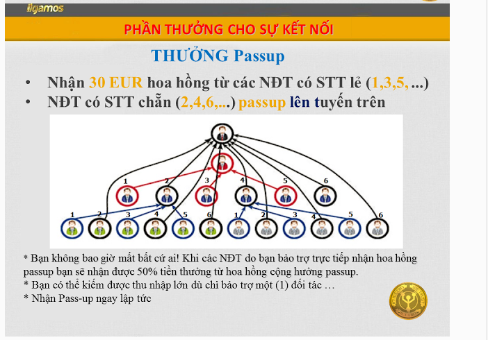 Lại rộ đồng tiền ảo mới IL Coin: Biến tướng của kinh doanh đa cấp? - 5 Một hình thức trả thưởng theo sơ đồ nhị phân trong kinh doanh đa cấp