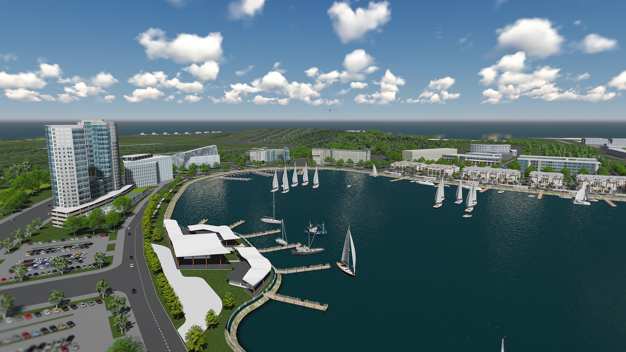 Mua nhà phố nhận xe sang - 1 Dự án Tuần Châu Marina