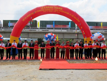 Dự án Nâng cao an toàn cầu đường sắt trên tuyến Hà Nội - TPHCM đã hoàn thành vượt tiến độ 8 tháng