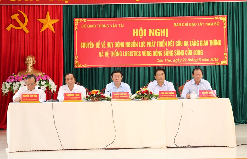 Hội nghị về huy động nguồn lực phát triển giao thông và logistics ĐBSCL diễn ra sáng 22/8