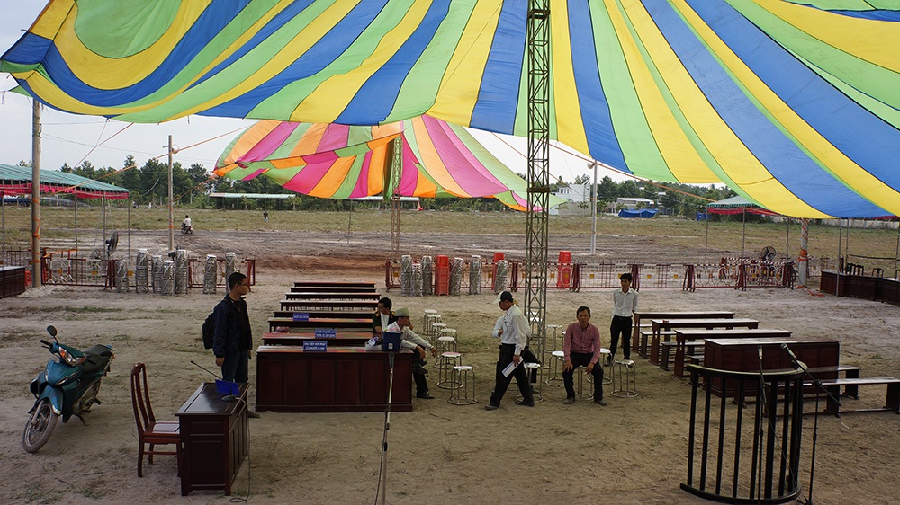 Cận cảnh khu vực xét xử phiên tòa lưu động vụ thảm sát 6 người - 12