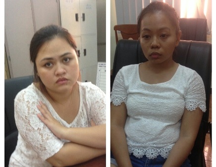 Bắt ông Tây da đen lừa hàng trăm phụ nữ Việt hàng chục tỷ đồng - 2 Hai đối tượng Huỳnh Hạ Bình (26 tuổi); Huỳnh Hạ Uyển (24 tuổi) tại cơ quan điều tra