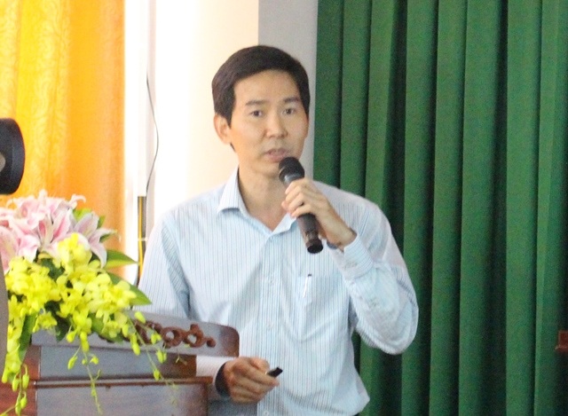 Người mắc bệnh lý đường tiêu hóa có tỷ lệ suy dinh dưỡng cao - 1 TS.BS Lâm Việt Trung - Trưởng khoa Ngoại Tiêu hóa BV Chợ Rẫy báo cáo tại hội nghị dinh dưỡng ngày 19/8 tại TP Cần Thơ