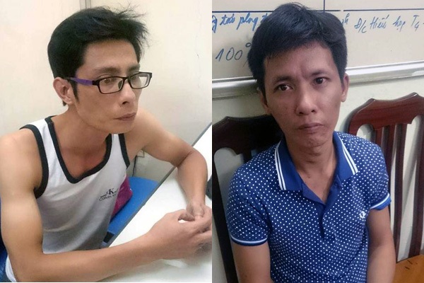 Hà Nội: Tàng trữ ma tuý, mang theo thẻ giả của cơ quan báo chí - 1 Hai đối tượng Vũ và Phương.