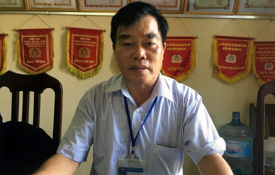 Vụ thuê người chặt chân, tay: “Nạn nhân” từng bị kết án môi giới mại dâm - 1 Ông Hoàng Văn Thịnh, Trưởng Công an xã Xuân Phú.