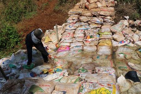 Ngay sau khi nhận được phản ánh, phía công ty đã tiến hành tháo dỡ đập