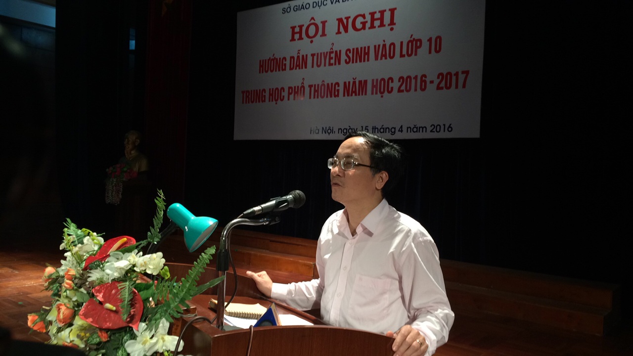 Phó Giám đốc Sở GD&ĐT Hà Nội tại Hội nghị