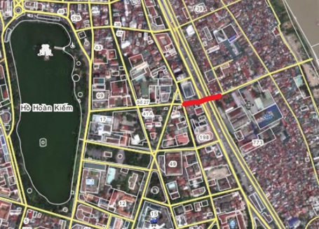Hà Nội sắp làm đường hầm xuyên đê sông Hồng - 1 Khu vực Hà Nội dự kiến làm đường hầm xuyên đê sông Hồng