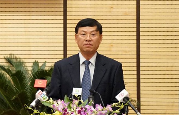 Chánh án TAND Hà Nội: Không có án oan trên địa bàn - 1 Ông Nguyễn Hữu Chính - Chánh án TAND TP Hà Nội đọc báo cáo trước HĐND TP Hà Nội