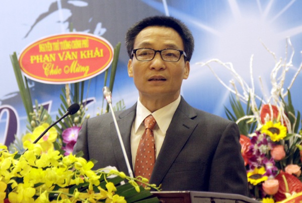 Phó Thủ tướng Vũ Đức Đam phát biểu tại buổi lễ