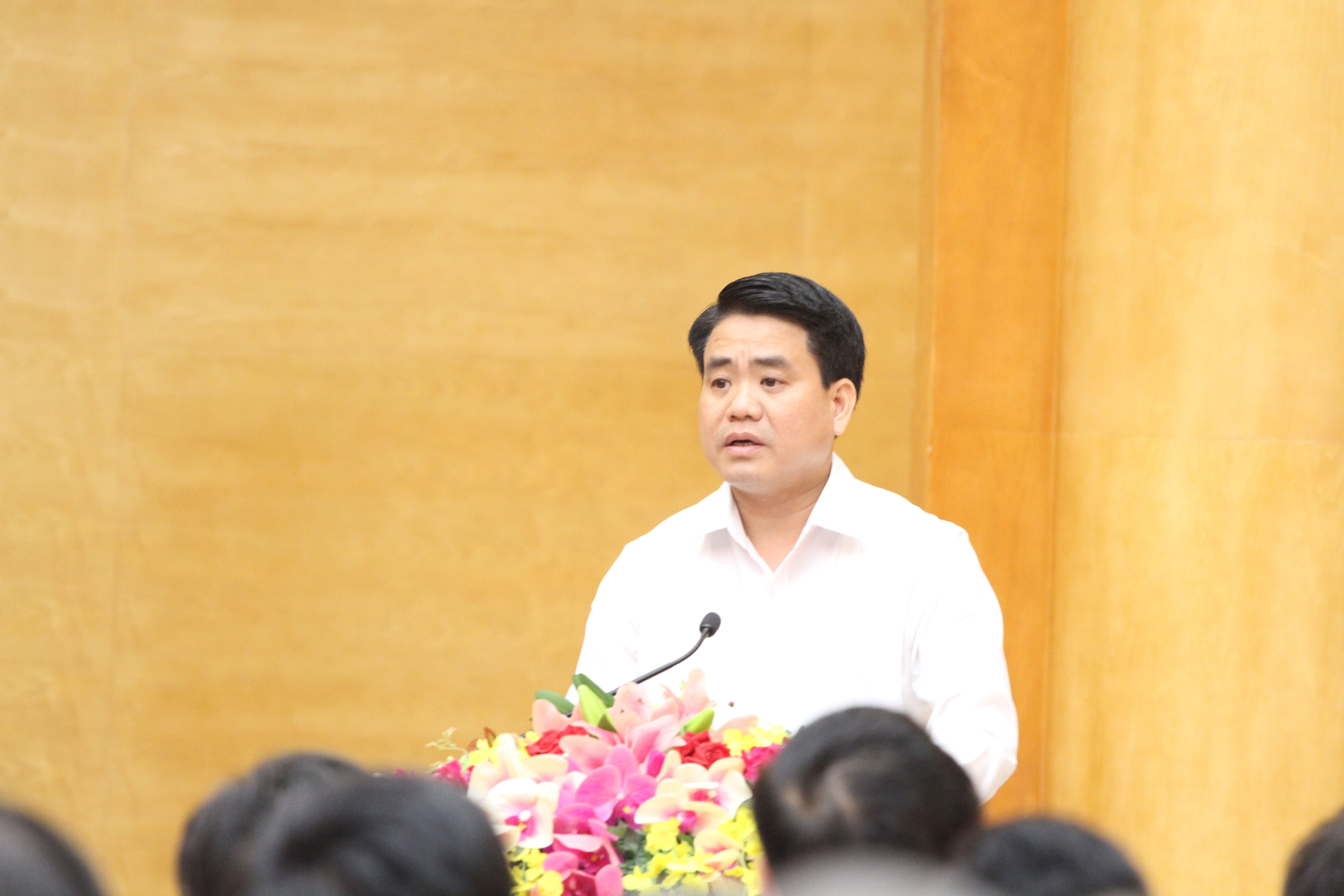 
Ông Nguyễn Đức Chung cho biết, Hà Nội sẽ biến 98 ha đất trồng ở Đại lộ Thăng Long thành... rừng.
