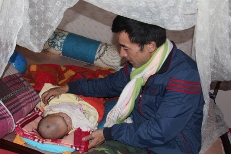 Người cựu binh bên đứa con trai đầu lòng Lê Nguyễn Trường Sa