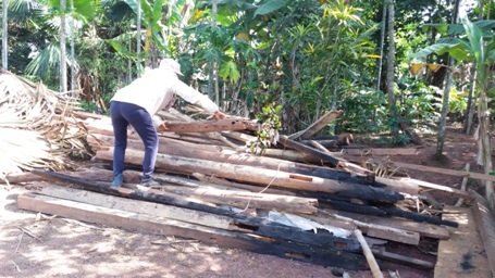 Hoang mang vì bà hỏa liên tục "ghé thăm" lúc nửa đêm - 2 Ngôi nhà của bà Hòa cũng bị bốc cháy lúc nửa đêm