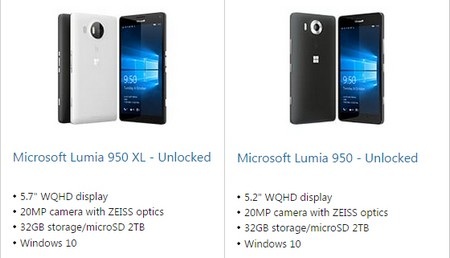 Thông tin bộ đôi smartphone chưa ra mắt bị Microsoft vô tình đăng tải trên trang web