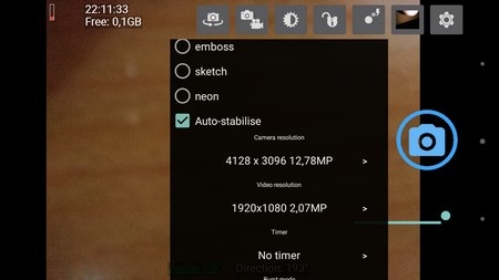 Ứng dụng miễn phí giúp khai thác tối đa sức mạnh camera trên smartphone - 4 Các tùy chọn thiết lập đa dạng trên Open Camera