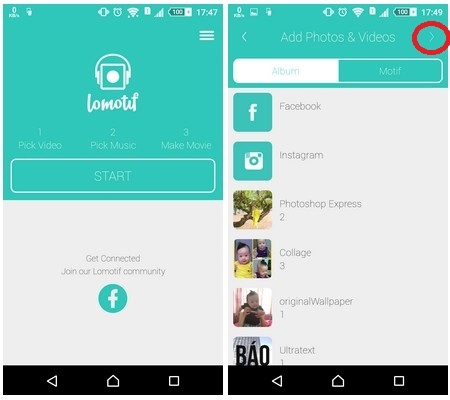 Ứng dụng biên tập video tạo clip trình diễn ảnh, thêm nhạc đệm trên smartphone - 1 Ứng dụng biên tập video tạo clip trình diễn ảnh, thêm nhạc đệm trên smartphone - 1
