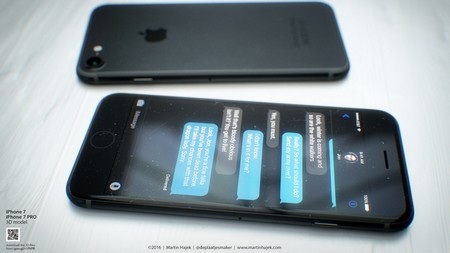 Tuyệt đẹp ý tưởng thiết kế iPhone 7 phiên bản màu đen - 3 Bản dựng của Martin Hajek rất thực tế, ngay cả sự xuất hiện của những vết xước trên màn hình sản phẩm