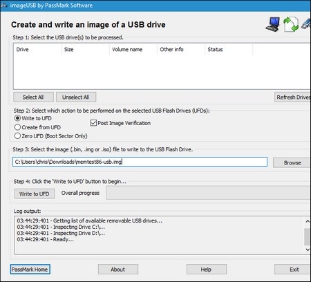 Tuyệt chiêu kiểm tra tình trạng bộ nhớ RAM trên máy tính chạy Windows - 7 Hộp thoại khởi tạo USB khởi động của phần mềm MemTest86