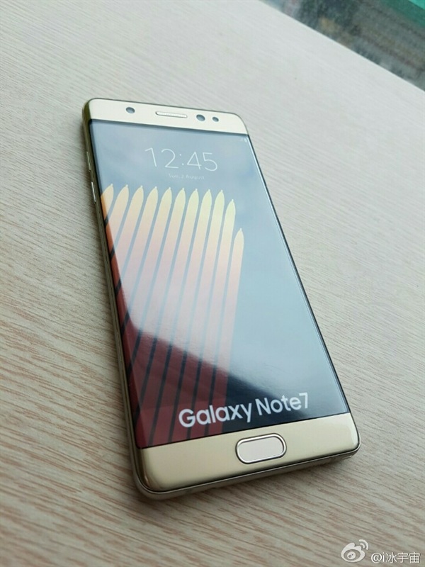Galaxy Note7 lộ toàn bộ trước giờ G - 3 Mặt trước của Galaxy Note7