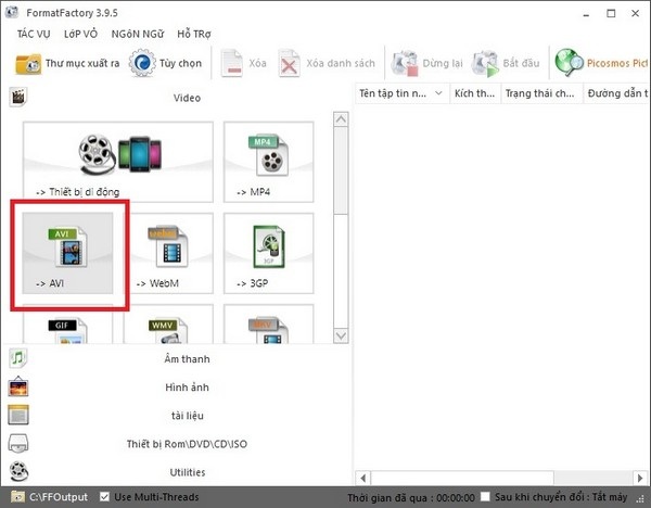 Dễ dàng chuyển đổi định dạng file media với phần mềm miễn phí - 4 Dễ dàng chuyển đổi định dạng file media với phần mềm miễn phí - 4