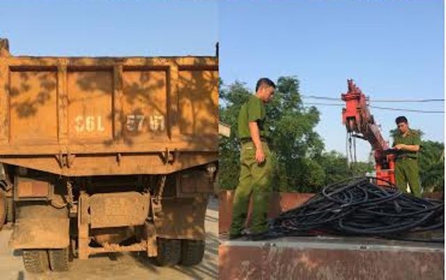 Trộm hơn 2 tấn dây cáp đồng của nhà máy Lọc hóa dầu Nghi Sơn - 2 Tang vật vụ án