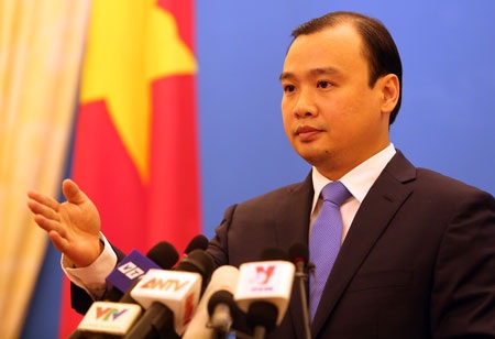 Việt Nam yêu cầu Trung Quốc chấm dứt tập trận tại Hoàng Sa - 1 Người Phát ngôn Bộ Ngoại giao Việt Nam Lê Hải Bình