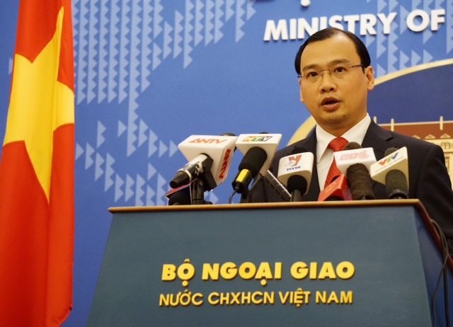 Việt Nam hoan nghênh tòa trọng tài ra phán quyết về vụ kiện "đường chín đoạn" - 1 Người Phát ngôn Bộ Ngoại giao Việt Nam Lê Hải Bình (Ảnh: Hữu Nghị)
