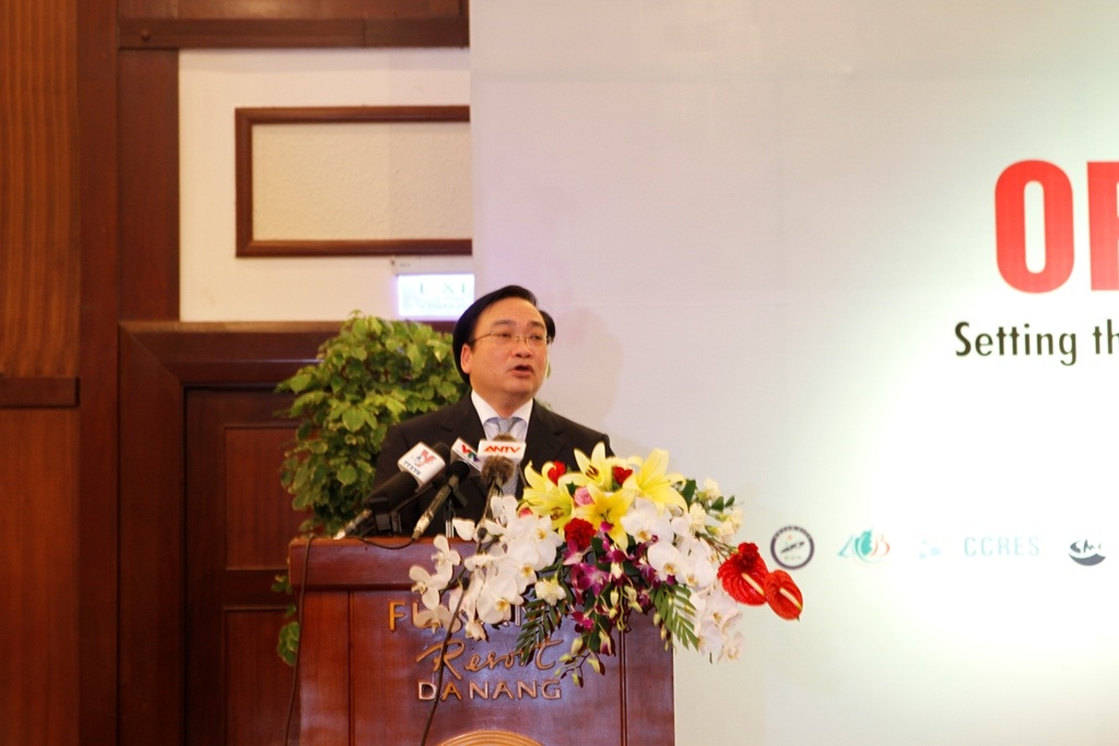 
Phó Thủ tướng Hoàng Trung Hải phát biểu tại đại hội
