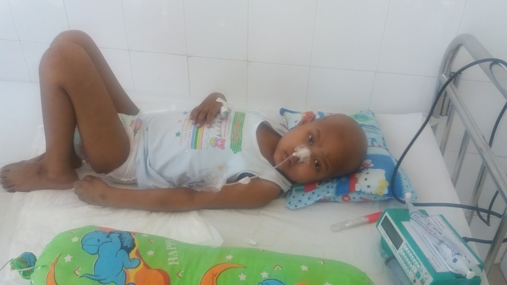 Cháu Võ Công Nguyên Thảo đã mất - 1 Cháu Thảo lúc còn sống