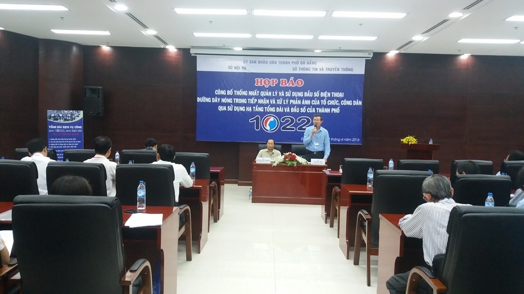 Đà Nẵng công bố đường dây nóng chung cho toàn thành phố - 1 Ông Chế Viết Sơn, Phó Giám đốc Sở Nội vụ Đà Nẵng giới thiệu về đầu số đường dây nóng (0511) 1022