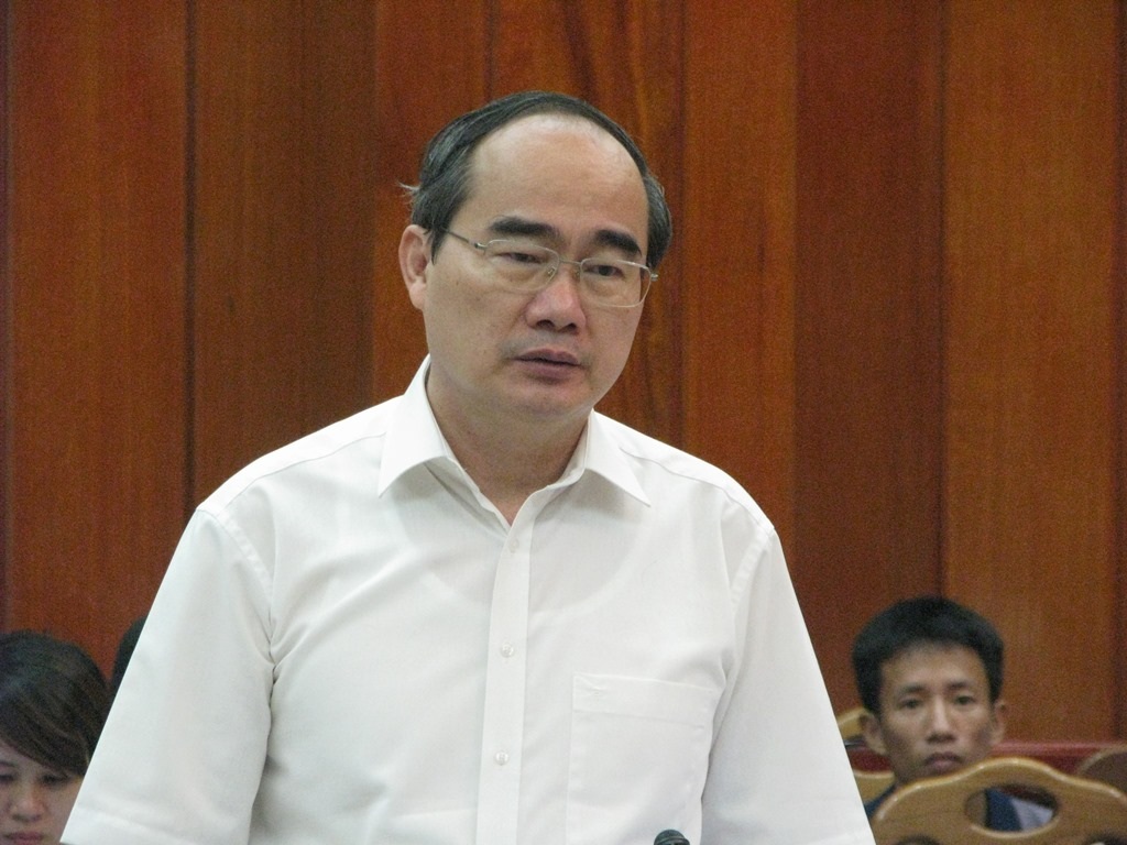 Chủ tịch Ủy ban Trung ương mặt trận tổ quốc Việt Nam Nguyễn Thiện Nhân làm việc với lãnh đạo Đà Nẵng