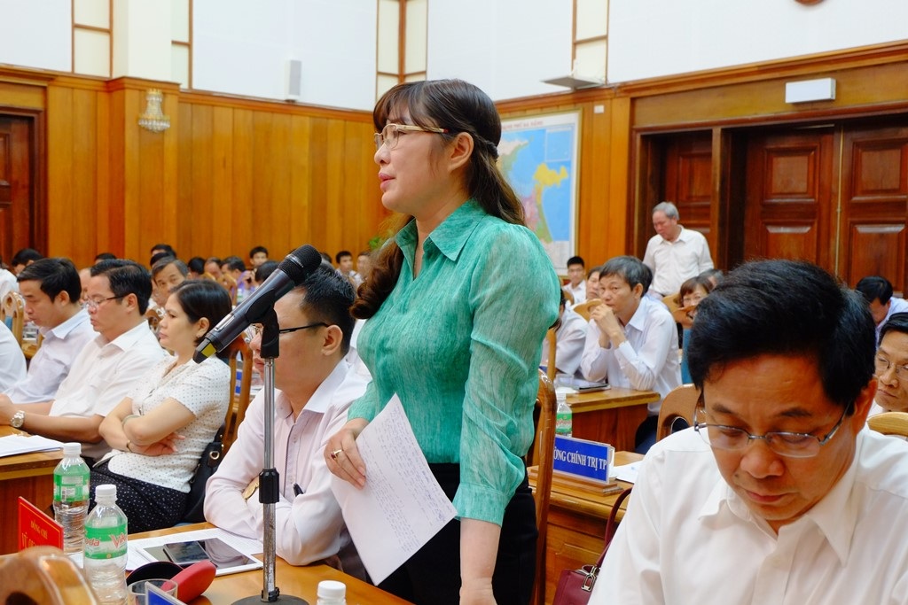 Bà Võ Thị Như Hoa - Giám đốc Sở Tư pháp Đà Nẵng, cho biết mình bị nhắn tin đe dọa sau khi văn bản đề nghị Bộ Tư pháp miễn nhiệm một công chứng viên