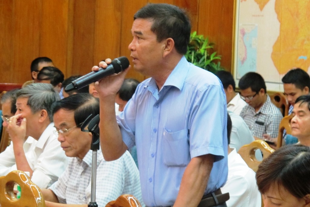 Ông Võ Minh – Giám đốc Ngân hàng Nhà nước chi nhánh Đà Nẵng kiến nghị xử lý những trường hợp người Trung Quốc sử dụng Nhân dân tệ khi đi Việt Nam du lịch