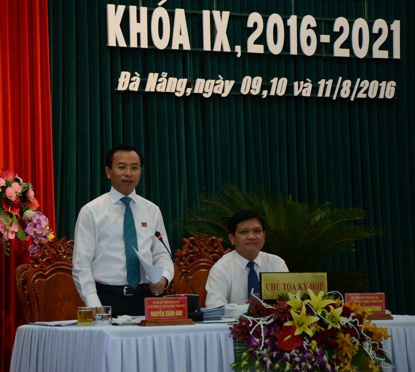 Ông Nguyễn Xuân Anh, Bí thư Thành ủy – Chủ tịch HĐND TP Đà Nẵng, cho biết việc di dời Trung tâm hành chính, thành phố đã có chủ trương
