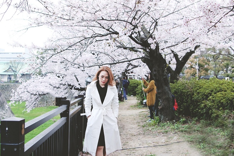 Mỹ Tâm xinh tươi tại xứ sở hoa anh đào - 5 Mỹ Tâm dành thời gian đi dạo và tận hưởng không khí trong lành tại đây