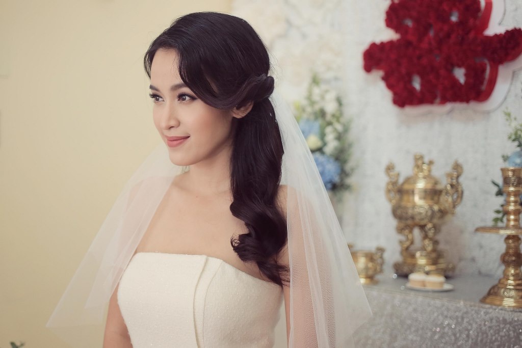 Tú Vi - Văn Anh rạng rỡ ngày thành hôn - 1 Tú Vi - Văn Anh rạng rỡ ngày thành hôn - 1