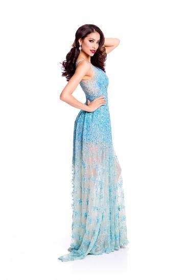 Nhìn lại hành trình của Phạm Hương tại cuộc thi Hoa hậu Hoàn vũ 2015 - 9
Và trang phục dạ hội
