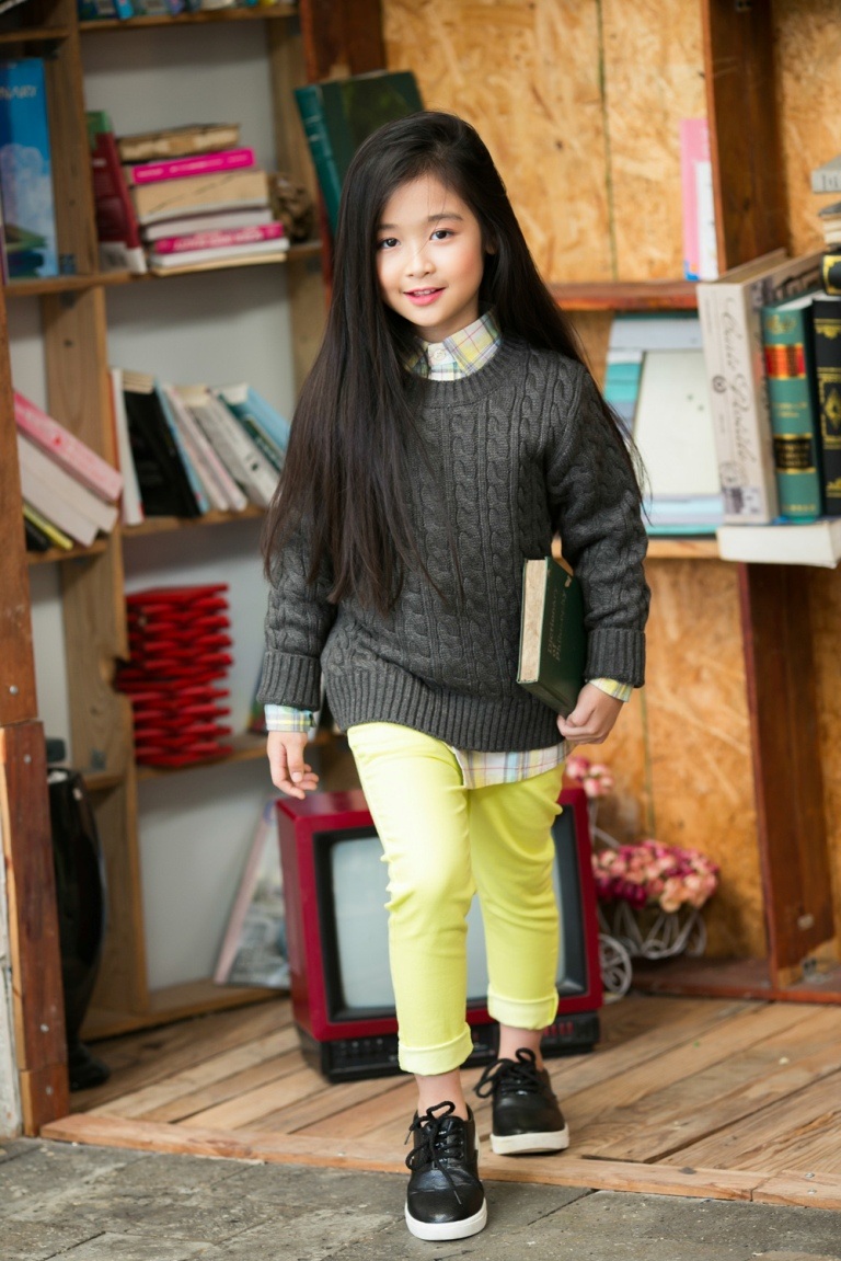 “Sốt” với nét đáng yêu của bé Bảo Ngọc - Á quân Gương mặt thân quen nhí mùa 3 - 6